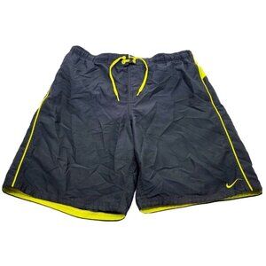 Nike Shorts Mens L Black Drawstring  black diverge Swim